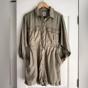 BDG Olive Utility Romper